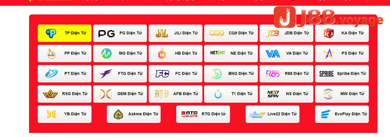 Top 3 sảnh nổ hũ J88